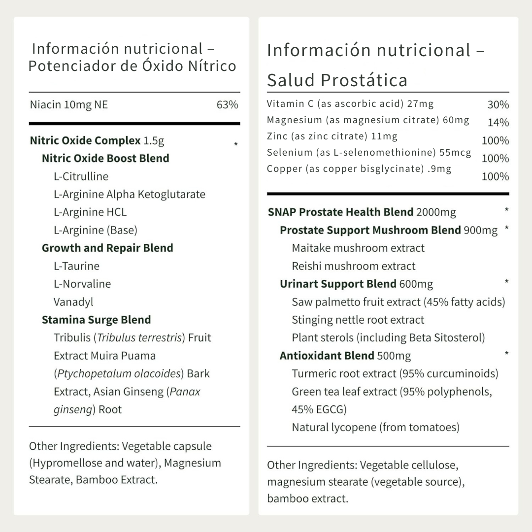 Oxigenix Prostate® - Energía Masculina y Salud Prostática